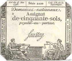 50 Sols FRANCE  1793 Ass.42c