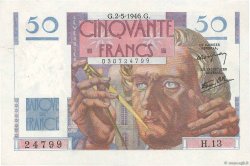 50 Francs LE VERRIER FRANCE  1946 F.20.03 pr.SPL