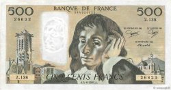 500 Francs PASCAL FRANCE  1981 F.71.24 TTB