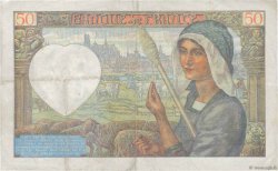 50 Francs JACQUES CŒUR FRANCE  1940 F.19.02 TTB