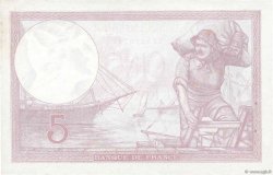 5 Francs FEMME CASQUÉE modifié FRANCE  1939 F.04.06 SUP+