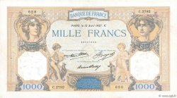 1000 Francs CÉRÈS ET MERCURE FRANCE  1937 F.37.10
