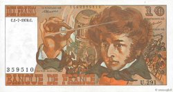 10 Francs BERLIOZ FRANCE  1976 F.63.19 SUP