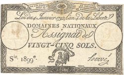 25 Sols FRANCE  1792 Ass.25a pr.TB