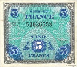 5 Francs DRAPEAU FRANCIA  1944 VF.17.01 BB