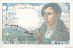 5 Francs BERGER FRANCE  1947 F.05.07a