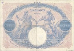 50 Francs BLEU ET ROSE FRANCIA  1924 F.14.37 MB