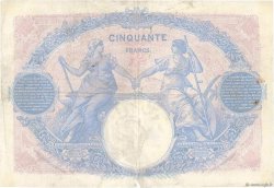 50 Francs BLEU ET ROSE FRANCE  1914 F.14.27 B+