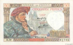50 Francs JACQUES CŒUR FRANCE  1941 F.19.05 SPL