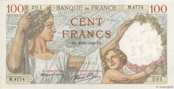 100 Francs SULLY FRANCE  1939 F.26.16 TTB+