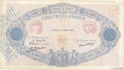 500 Francs BLEU ET ROSE FRANCE  1928 F.30.31
