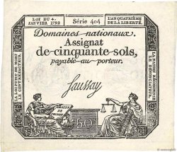 50 Sols FRANCE  1792 Ass.26a