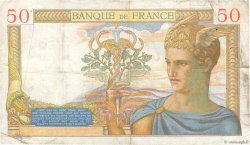 50 Francs CÉRÈS modifié FRANCE  1937 F.18.01 pr.TB