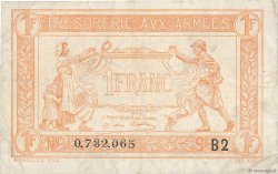 1 Franc TRÉSORERIE AUX ARMÉES 1919 FRANCE  1919 VF.04.15 TTB