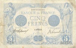 5 Francs BLEU FRANCE  1916 F.02.38 B+