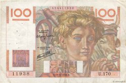 100 Francs JEUNE PAYSAN FRANCE  1946 F.28.12 pr.TTB