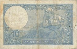 10 Francs MINERVE FRANCIA  1916 F.06.01 q.MB