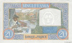 20 Francs TRAVAIL ET SCIENCE FRANCE  1940 F.12.11 SUP