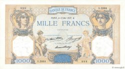 1000 Francs CÉRÈS ET MERCURE FRANCE  1937 F.37.10 pr.SUP
