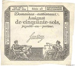 50 Sols FRANCE  1792 Ass.26a