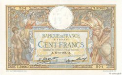 100 Francs LUC OLIVIER MERSON grands cartouches FRANCE  1931 F.24.10 SUP