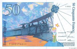 50 Francs SAINT-EXUPÉRY FRANCE  1992 F.72.01b NEUF