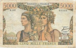5000 Francs TERRE ET MER FRANCE  1952 F.48.07 B