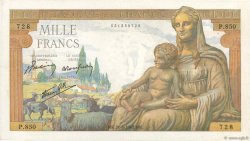 1000 Francs DÉESSE DÉMÉTER FRANCE  1942 F.40.03 TTB