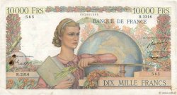 10000 Francs GÉNIE FRANÇAIS FRANCE  1952 F.50.56 B
