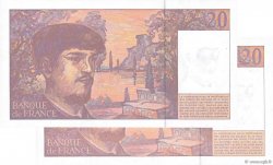20 Francs DEBUSSY Modifié Consécutifs FRANCE  1997 F.66ter.02 NEUF