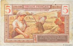 5 Francs TRÉSOR FRANÇAIS FRANKREICH  1947 VF.29.01 fS