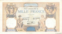 1000 Francs CÉRÈS ET MERCURE type modifié FRANCE  1938 F.38.30 F