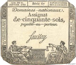 50 Sols FRANCE  1792 Ass.26a