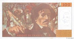 100 Francs DELACROIX 442-1 & 442-2 FRANKREICH  1994 F.69ter.01b fST