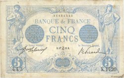 5 Francs BLEU FRANCE  1912 F.02.12 TB