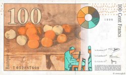 100 Francs CÉZANNE FRANCE  1998 F.74.02 pr.SUP