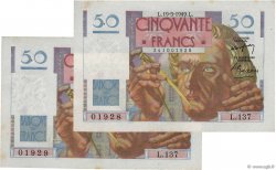 50 Francs LE VERRIER Consécutifs FRANCE  1949 F.20.12 SUP
