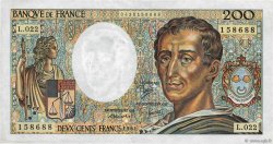 200 Francs MONTESQUIEU FRANCE  1984 F.70.04 TTB+