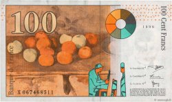 100 Francs CÉZANNE FRANCE  1998 F.74.02 pr.SUP
