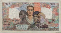 5000 Francs EMPIRE FRANÇAIS FRANCE  1946 F.47.54 TB+