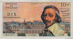 10 Nouveaux Francs RICHELIEU FRANCE  1960 F.57.08 TTB
