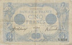 5 Francs BLEU FRANCE  1915 F.02.34