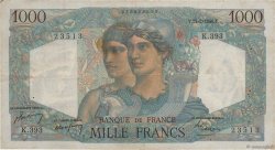 1000 Francs MINERVE ET HERCULE FRANCE  1948 F.41.19
