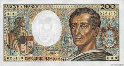 200 Francs MONTESQUIEU FRANCE  1983 F.70.03