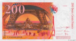 200 Francs EIFFEL FRANCE  1996 F.75.03a pr.SPL
