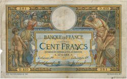 100 Francs LUC OLIVIER MERSON avec LOM FRANCIA  1908 F.22.01 RC