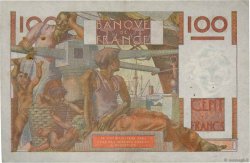 100 Francs JEUNE PAYSAN filigrane inversé FRANCIA  1953 F.28bis.03 MBC+