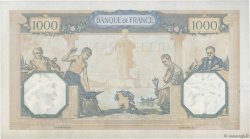1000 Francs CÉRÈS ET MERCURE type modifié FRANCIA  1938 F.38.11 EBC