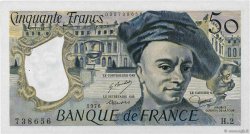 50 Francs QUENTIN DE LA TOUR FRANCIA  1976 F.67.01 AU
