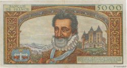 5000 Francs HENRI IV FRANCE  1957 F.49.01 TB